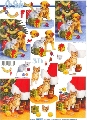 650007 Kerstboom met hond