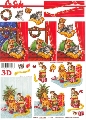 650008 Kerstboom met poesjes