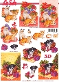 650012 Kerstmand met poes