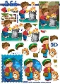 777064 Jongen met poesje