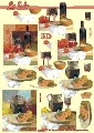 777066 Wijnfles met glas