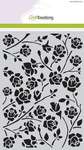 1010 Stencil botanical rozen