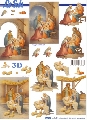 777093 Kerststal