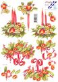 821548 Kerst met rode kaarsen en appels