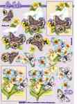 8215196 Viooltjes en vlinders