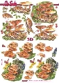 8215293 Herfst veldmuis paddestoelen