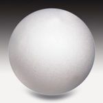 Styropor bal - 3cm vol wit