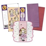 SET001/02 Hobbydots spiegel rood violet