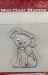 Mini Clearstempel hondje