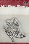 Mini Clearstempel vlinder