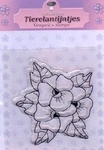 N001 Clearstempel bloem