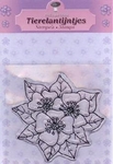 N007 Clearstempel bloem