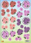 Cd10083 Knipvel Rode bloemen