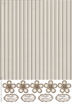 3319 Sepia bloem met achtergrond papier