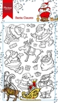 Ht1624 Clear stamp Hetty's Santa Clauses