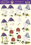 2327 Knipvel paddestoelen