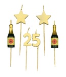 25 Party Cake Candles - 25 Jaar
