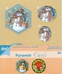 6013/0814 Pyramide kerst rond