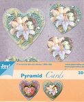 6013/0818 Pyramide bloemen hart