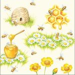 Servetten - Bijen 5st
