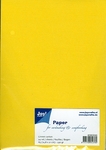 8099/0006 Linnen karton geel