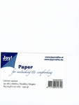 8099/0001 Linnen karton wit