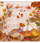 Servetten - Colours of Autumn 5st