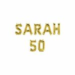 17 Foil Balloon Kit - Sarah 50
