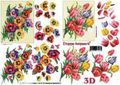 4169124 Viooltjes en tulpen