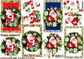4169563 Kerstman in kerstkrans