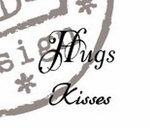 Cs0888 Stempel Hugs/Kisses (UK)
