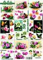 4169632 Rozen en vlinders kleine afbeeld