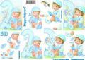 4169620 Baby blauw 2 en 3  jaar