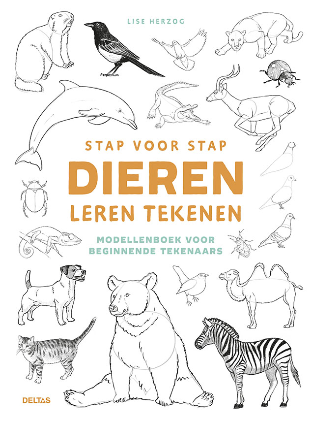 Gespierd Klaar aanwijzing Stap voor stap Dieren leren tekenen - Deltas boeken - Boeken en  tijdschriften - Hobby-Koopjes.nl