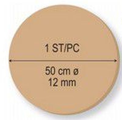 Ronde Houten Schijf Sparren Verlijmd - 18mm Dik, Diameter 40-600mm (500mm) - Made In Germany