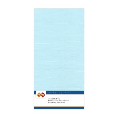 Ongekend Kaartenkarton kleur 27 babyblauw - LinnenArt 13,5x27cm - Kaarten PS-41