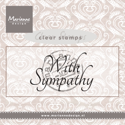 With Sympathy Clear Stamps