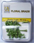 Flp-gb005 Floral brads 3mm groen