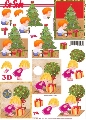 777105 Knipvel - Kerstboom met kinderen