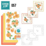 Stdo057 Stitch en Do Oranje rozen