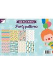 6011/0555 Papierset Party-patterns