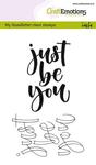 1802 Clearstamp Handletter just be you