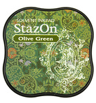 Stempelinkt Stazon midi - Olive green