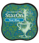 Stempelinkt Stazon midi - Teal blue