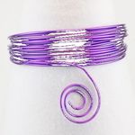 017 Aluminium wire 1mm 10m  lila