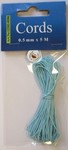 8206 Waxed Cotton Cord Round Azur Blue