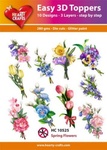 10525 3D Easy design 10s Spring flowers
