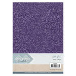Cdegp001 Glitter Paper Dark Purple A4
