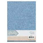 Cdegp012 Glitter Paper Bright Blue A4