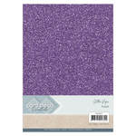 Cdegp015 Glitter Paper Purple A4 6vel